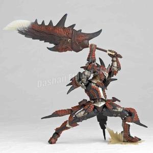 젤다 아미보Kaiyodo 몬스터 헌터 Rathalos 액션 피규어 Revoltech Yamaguchi Swordsman Reus 모델 남성 Fir