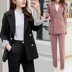 자켓+팬츠 여성 정장세트 슬랙스바지 투피스