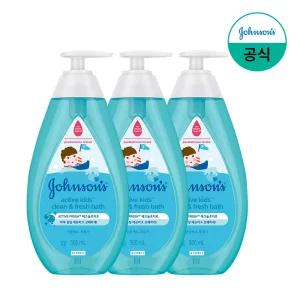 [존슨즈] 액티브 프레시 바스 500ml x3