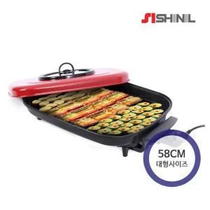 신일전자 SPP-SQ580 다이아몬드코팅 대용량 전기팬 전기그릴