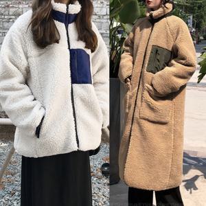 롱후리스 양털후리스 양면 여성 겨울자켓 뽀글이