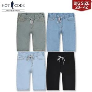 [핫코드][핫코드] 여름 남자 청반바지 밴딩 스판 워싱진 4종 HC8535-8538