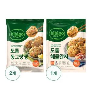 [비비고] 비비고 동그랑땡 560g 2팩 + 도톰해물완자 510g 1팩