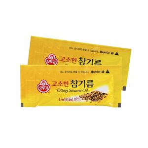 오뚜기 일회용 참기름 50개 고소한참기름
