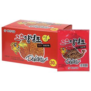 명진식품 고추양념포 30개입 (매콤한 맛) / 어포 술안주 대용량
