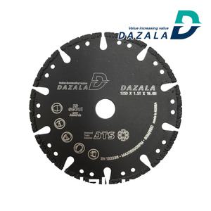 디티에스 DTS 다잘라 125mm(5) 절단석 DAZ-5 다이아몬드날 멀티커터 국산 그라인더날 만능날 연마 애니