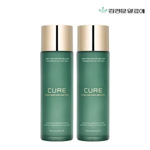 [10%] 김정문알로에 큐어 하이드라 수딩 로션/에멀젼 130ml 2개