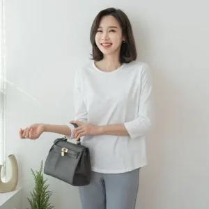 엄마옷 마담4060 티셔츠7부슬러브-ZTE2403005-
