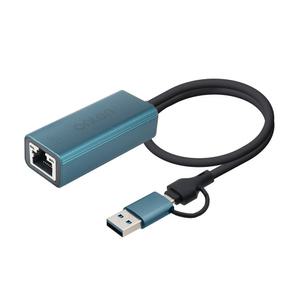 FW860 Coms 꼬리물기 C타입 A타입 콤보 USB 랜카드 / RJ45 이더넷 컨버터 / 노트북 태블릿 스마트폰 유선랜