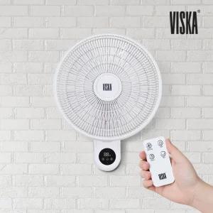 비스카 리모컨 전자식 벽걸이 팬  (VK-304RW)