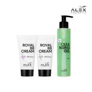 [클렌징패키지] 독일 직수입 알렉스 로얄 비비크림 30ml*2+알렉스 클렌징젤 20