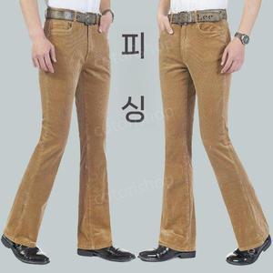 골덴 부츠컷 남성 겨울 바지 허벅돼 기모 방한