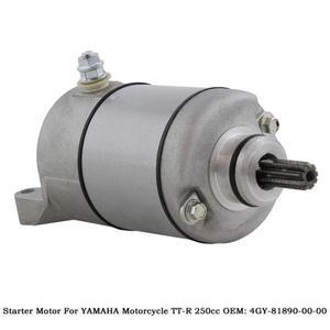 바이크 오토바이 전기 스타터 모터 야마하 TTR 250 TTR250 YBR250 19932009 OEM 4GY818000200 엔진 부품