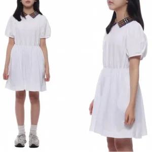 24SS 체크 카라 폴로 원피스  8073165 WHITE 24S)