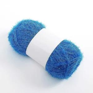 수세미실 블루 취미용품 설거지 DIY 털실