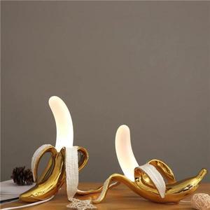 북유럽 스타일 모던한 바나나 Led 야간 조명 거실 장식 유리로 만든 램프 침실 침대 머리맡 책상 집 장식용