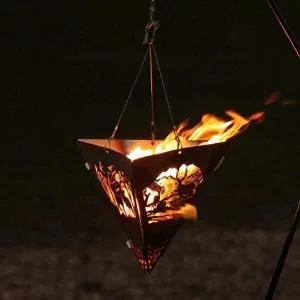 캠핑 스텐 삼각 화로대 1P 휴대용 불멍 미니 스토브-WFGUPI9