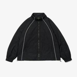 토피 파이핑 라인 트랙 집업 (블랙) 759424