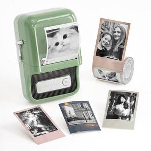 NIIMBOT B21 프로 스티커 프린터, 300DPI, Fun APP, 휴대용 잉크리스 라벨 DIY 공예용 블루투스 메이커, 노트, 스크랩북, 사진, 커스텀 & 선물, 홈 조직 녹색