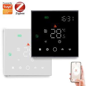 ZIGB 온도 조절기 컨트롤러 투야 스마트 라이프 전기 바닥 난방 가스 보일러용 2MQTT