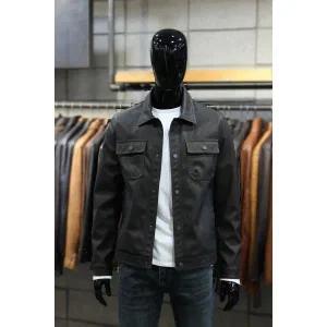 빠니깔레 에코레더브라운블랙 인조가죽클래식트러커자켓 m-ipjp62br P003474225 849240