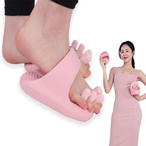 발바로 근력 스텝퍼 지압 슬리퍼 발바닥 발가락 1켤레 실내화 앞꿈치 밸런스 건강 하체 스트레칭 신발 운동