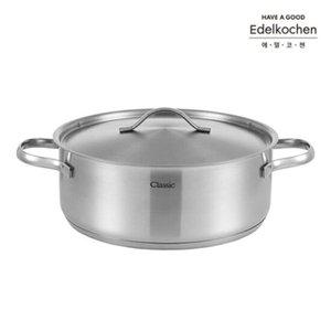 [Edelkochen] 에델코첸 바닥3중 클래식 전골냄비 24cm (사틴)