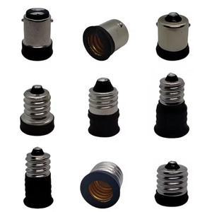 차이나는직구BA15D BA15S TO E12 E14 E17 LED 라이트 홀더 변환기 AC 110V-220V 소켓 어댑터 램프 홀더 LED