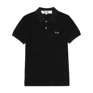 플레이 꼼데가르송 블랙 하트 폴로 셔츠 블랙 AX T066 051 1