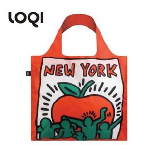 독일 로키 LOQI 숄더백 키이스 해링 팝 아트 라이트 비닐 에코백 휴대용 여성가방 장바구니