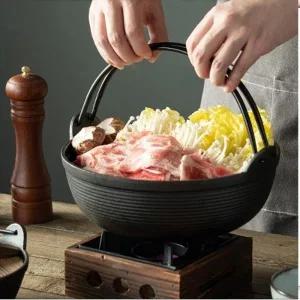 캠핑 무쇠 샤브샤브냄비 오뎅탕 전골냄비 27cm