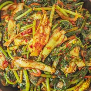 전라도 김치 장인의 양념 넣어 만든 맛있는 얼갈이열무김치 1~5kg