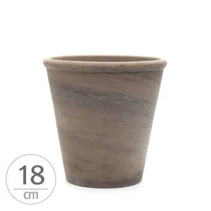 독일산 그레이 꼬깔 토분 화분 로즈분4호 18x20cm꽃화분 장식용화분 인테리어