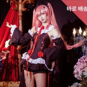 종말의 세라프 쿠루루 체페시 코스프레 의상, 뱀파이어 캐릭터 코스튬 풀세트