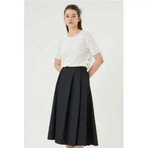 케네스레이디 [정가 219,000원] 마이닝 플레어 롱스커트 EWSKPE0200 212549