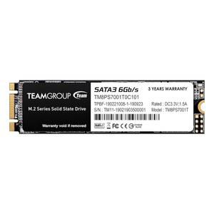 TEAMGROUP MS30 1TB 및 SLC 캐시 3D NAND TLC M.2 2280 SATA III 6Gb/s 내장 솔리드 스테이트 드라이브 SSD(읽기/쓰기 속도 최대 530/480MB/s), 노트북 PC 데스크톱 TM8PS7001T0C101과 호환됨