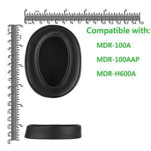 [보호 보관파우치]소니 호환용 MDR-100A MDR 100A 헤드폰용 교체용 이어패드 이어 패드 쿠션 커버 수리 부