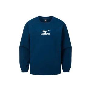 [미즈노](의정부점) 공용 베이직 우븐 맨투맨 32YC452214 활동성 피스테 운동 데일리 MRB WOVEN MTM