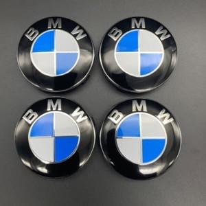 타이어 휠캡 커버 BMW 앰블럼 비엠 로고 플랫 후드 튜닝 교체 스타 엠블램 배지 320D 520D X3 X5 X6 X7 M