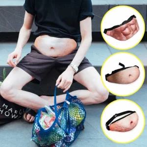 뱃살 허리 가방 힙색 킹받는 쓸모없는 웃긴 무쓸모 필요없는 물건 인싸템 팬싸템