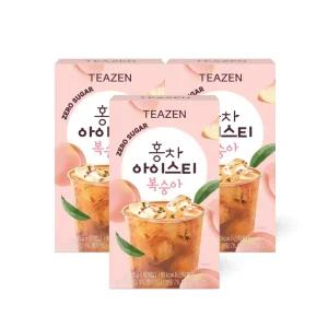 홍차 아이스티 복숭아 10스틱 x 3박스