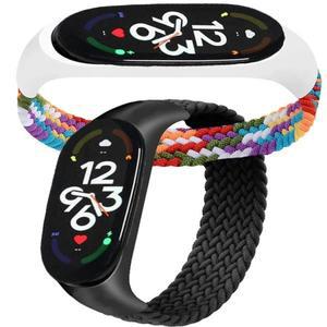 Xiaomi Mi band 7 시계 스트랩 나일론 시계 밴드 NFC 팔찌 스마트 Miband6 벨트 correa on Mi band 7 6 5 4