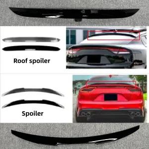 Kia K8 Stinger 19 20 21 22 스포일러 ABS 플라스틱 소재 자동차 뒷 트렁크 앞 유리 윙 액세서리 바디 키트