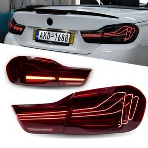 BMW 4 시리즈 F32 레이저 테일 라이트 2013-2019 램프 DRL 후면 회전 신호 액세서리 용 자동차 스타일링 미