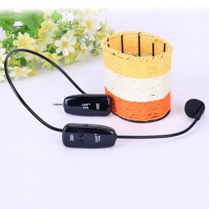 1Pc 휴대용 긴 배터리 수명 내구성 무선 마이크 헤드셋 음성 증폭기 스피커 교육 투어 가이드