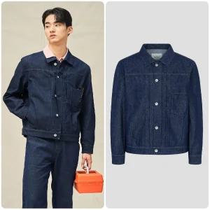 [빈폴 멘]데님 트러커 셋업 재킷 - 네이비 (BC5311C63R) 205844