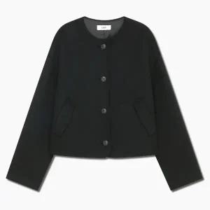 [롯데백화점]리스트 울 라운드넥 핸드메이드 자켓 TWHJKP80030