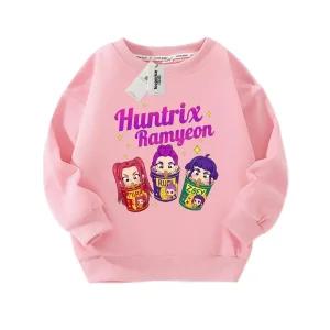 케이팝 데몬헌터스 티 맨투맨 집업 가을 케데헌 아동 호랑이 더피 여아 루미 점퍼 조이 긴팔