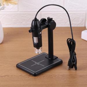 8개의 LED 및 리프트 스탠드가 있는 1600X USB 디지털 현미경 Win10 Win8 Win7용 HD 검사 카메라 비디오