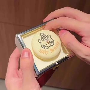 반지 선물 박스 곰 케이크 플립 기념일 보석케이스